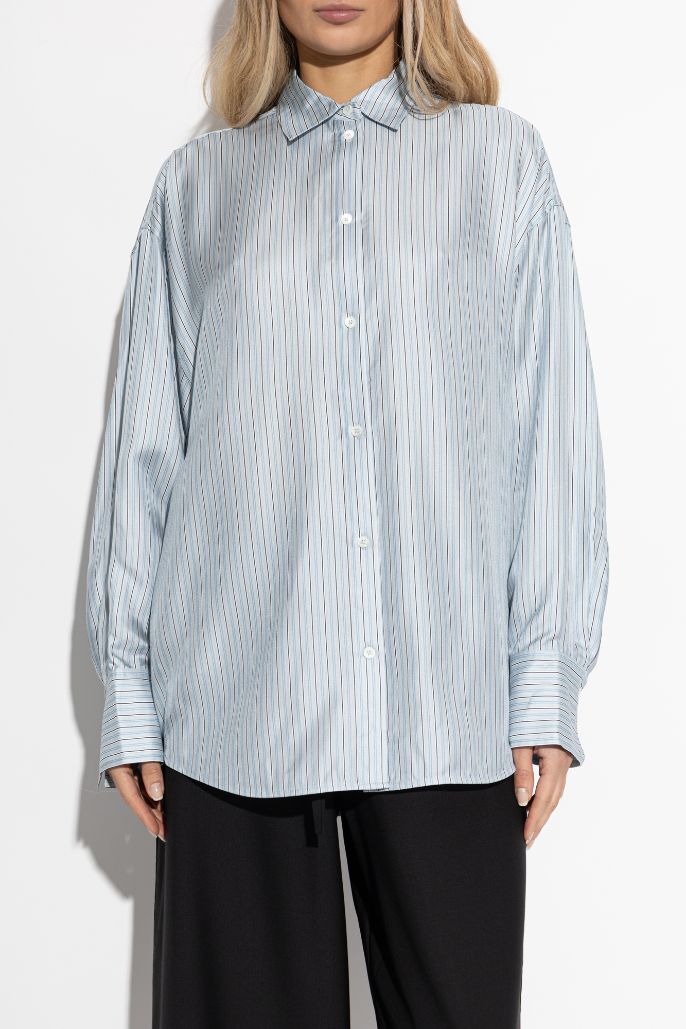 TOTEME Striped silk shirt | Women's | Vitkac